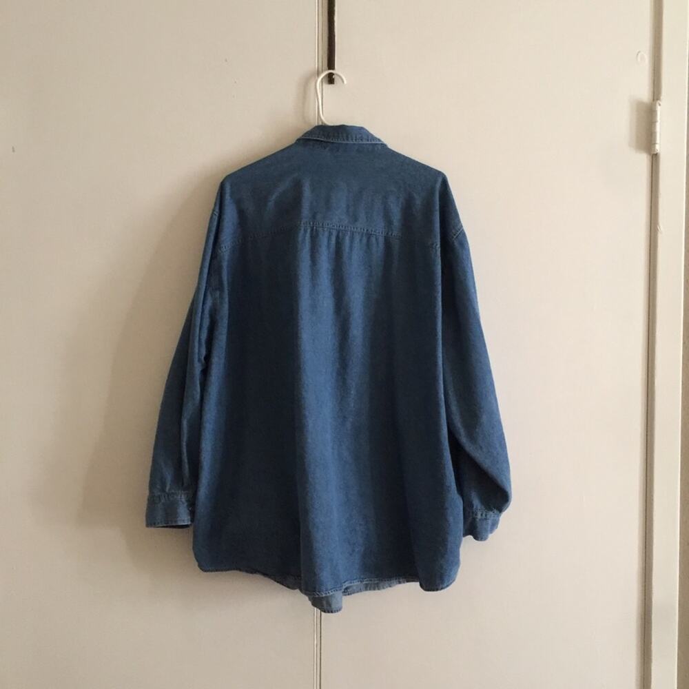 Vintage Three Bears Family Snowman Denim Shirt.-CA3 - Picture 5 of 16